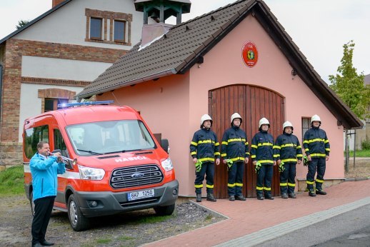 Pieta k uctění památky hasičů JSDH Koryčany